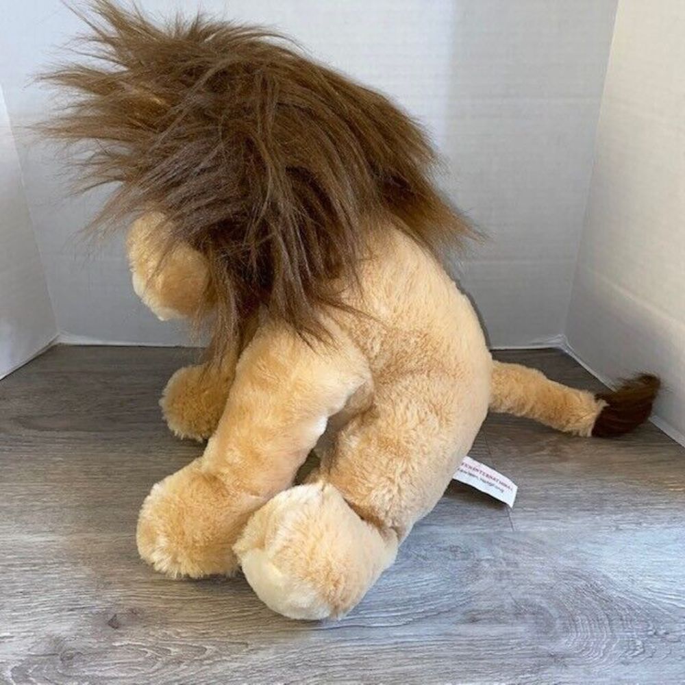 Hugfun International 12 inch Plush Sitting Lion Very Soft Floppy - Picture 2 of 6